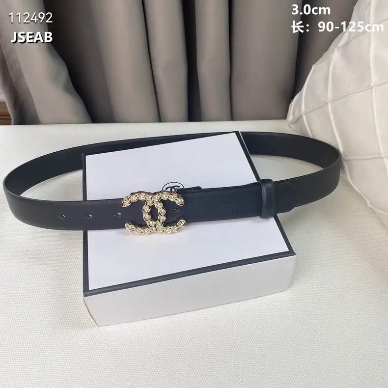 Chanel belt 30mmX90-125cm 8L139
